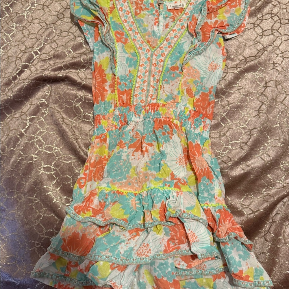 COPY - Floral Ruffle Dress - Picture 3 of 4